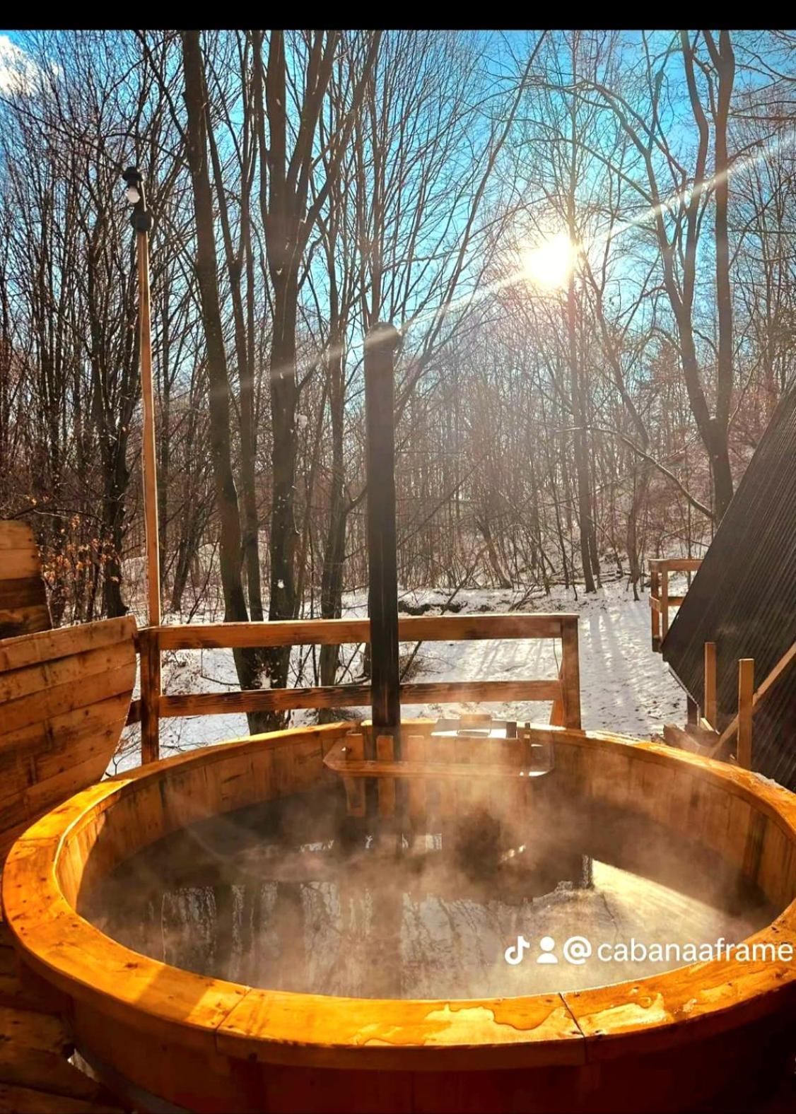 Cabanaaframe Curtea De Arges Bagian luar foto